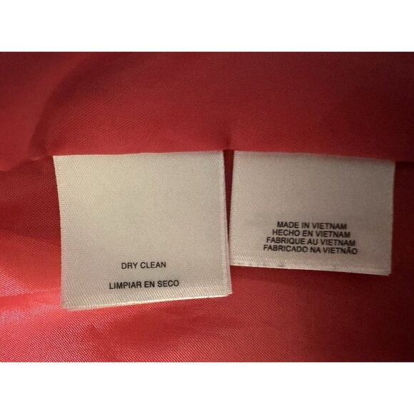 Kasper Elle Iconic Crepe Suit Jacket Blazer 14 Pink Open Front 3/4 Sleeve NEW - Picture 13 of 16